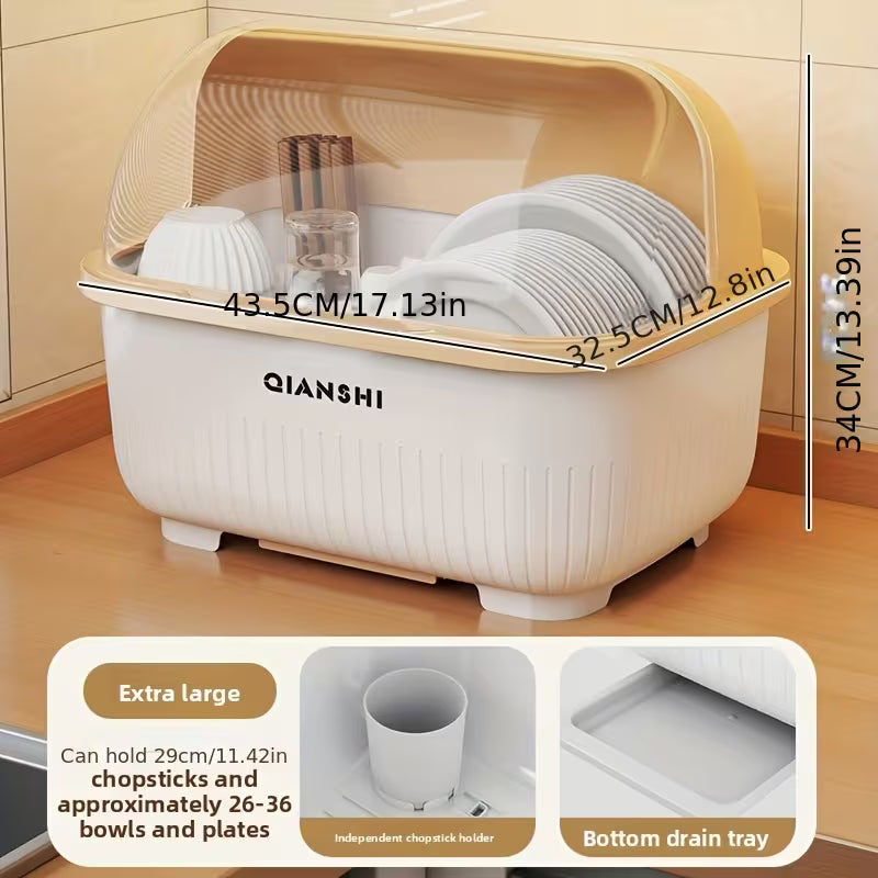 Dish Rack with Lid