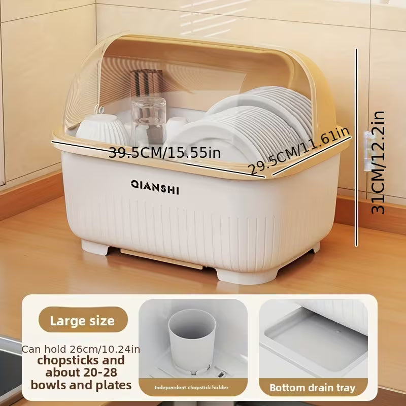 Dish Rack with Lid