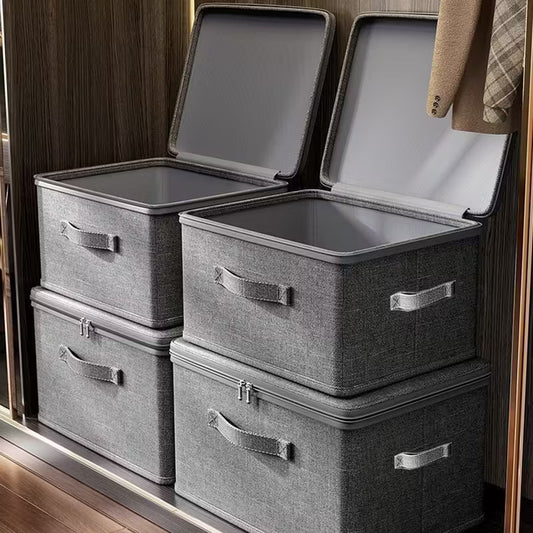 4pcs-Upgraded Extra-large Foldable Cationic Storage Box