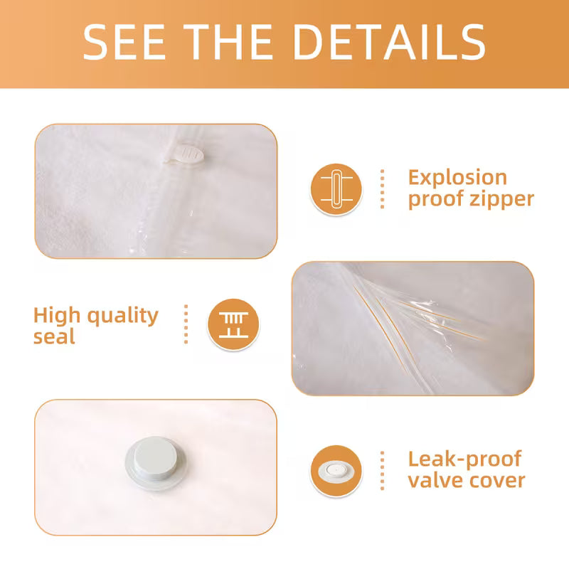 4pcs Thickened Vacuum Storage Bags, Space