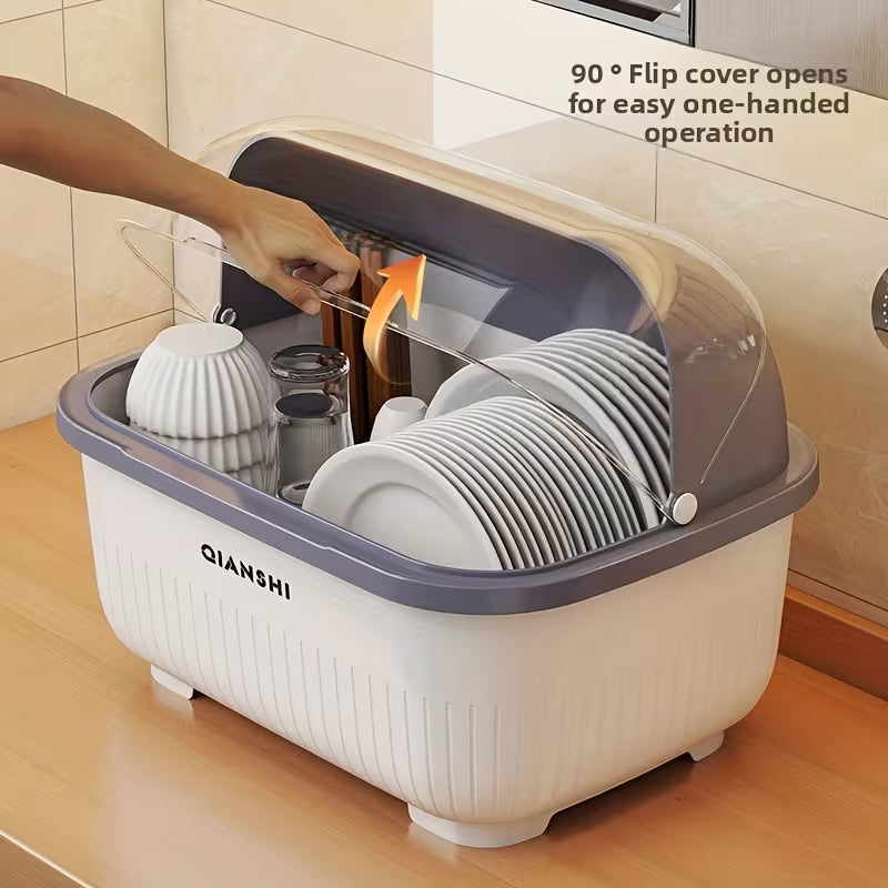 Dish Rack with Lid