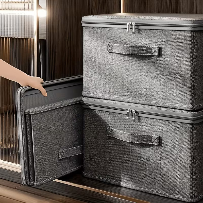 4pcs-Upgraded Extra-large Foldable Cationic Storage Box