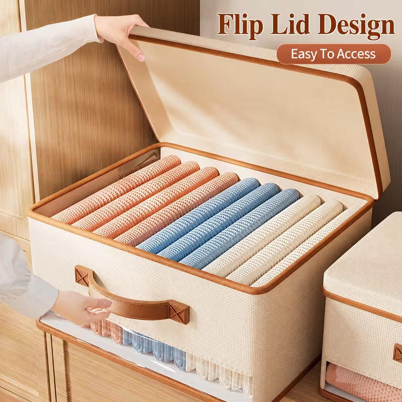 3pc-Foldable Handbag Organizer Storage Box