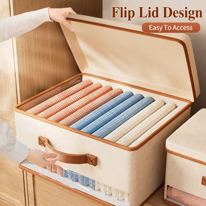 3pc-Foldable Handbag Organizer Storage Box