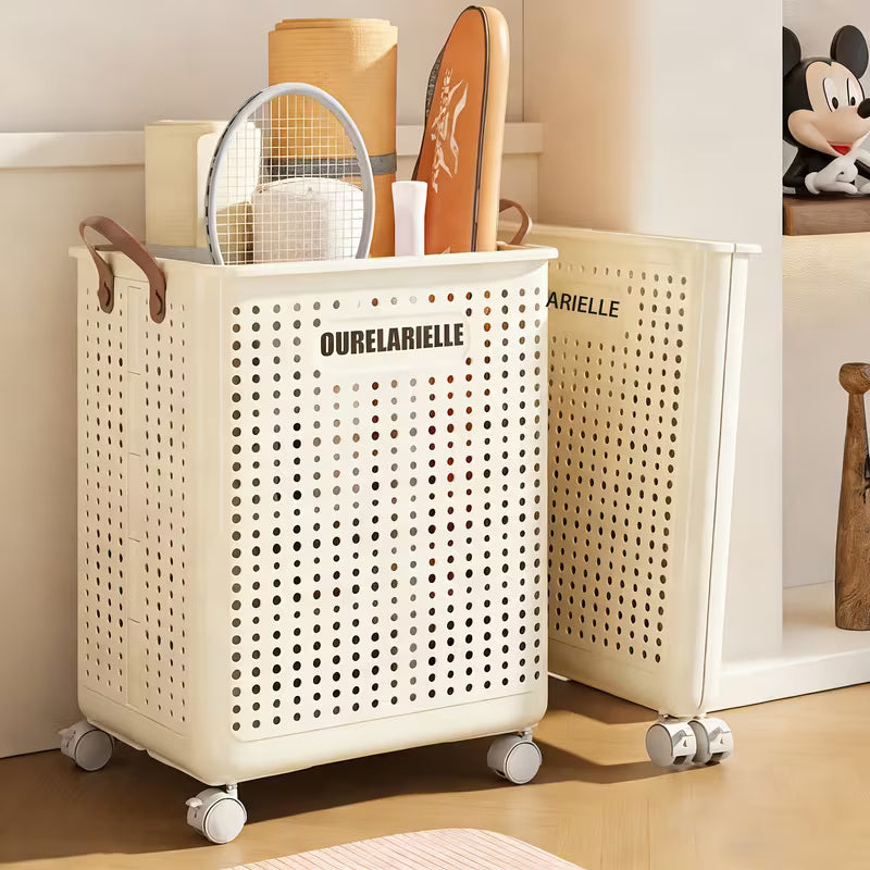 2pc-One Large Foldable Laundry Basket Without Cover