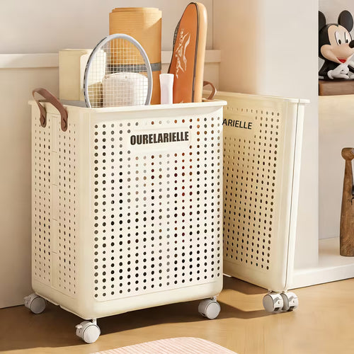 2pc-One Large Foldable Laundry Basket Without Cover