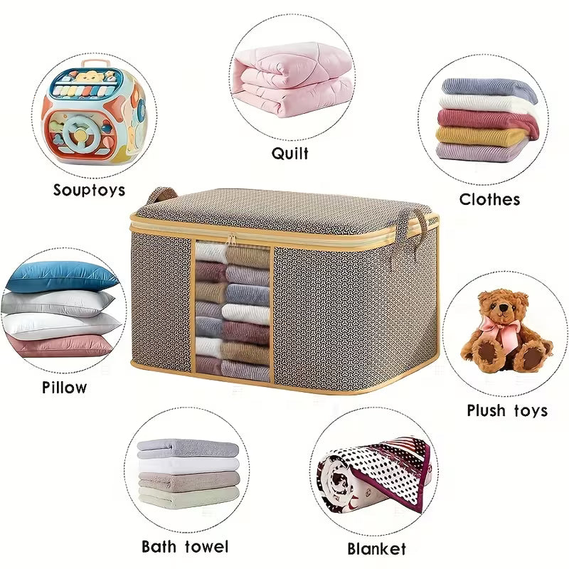 3pcs/Set Large Capacity Fabric Storage Baskets
