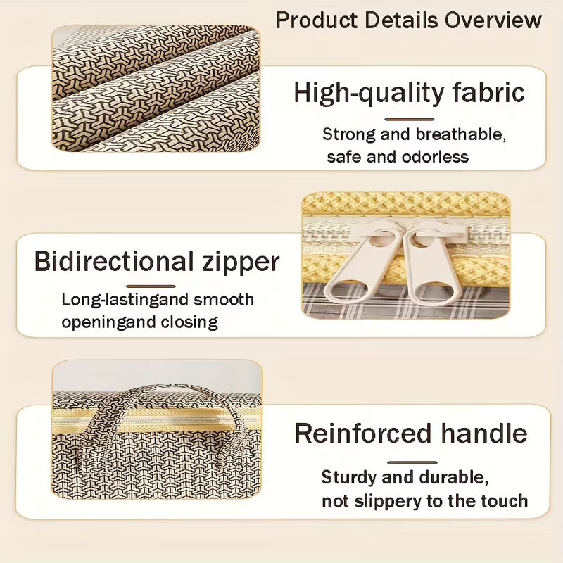 3pcs/Set Large Capacity Fabric Storage Baskets