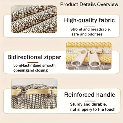 3pcs/Set Large Capacity Fabric Storage Baskets