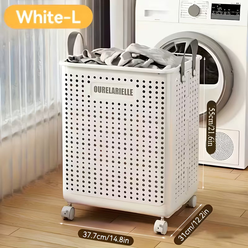 2pc-One Large Foldable Laundry Basket Without Cover