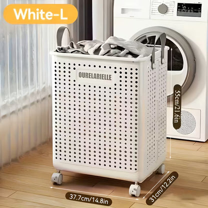 2pc-One Large Foldable Laundry Basket Without Cover