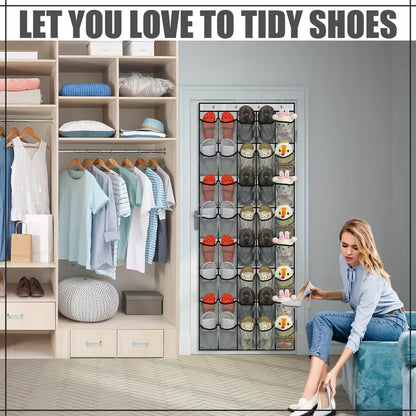 3pc-40 Pocket Door Hanging Organizer with Slip Hooks