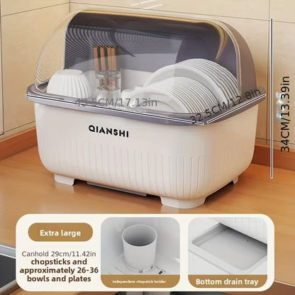 Dish Rack with Lid