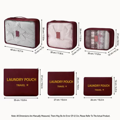 6pcs Travel Storage Set