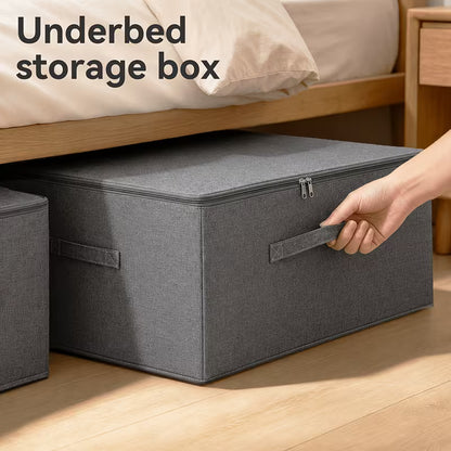 4pcs-Upgraded Extra-large Foldable Cationic Storage Box