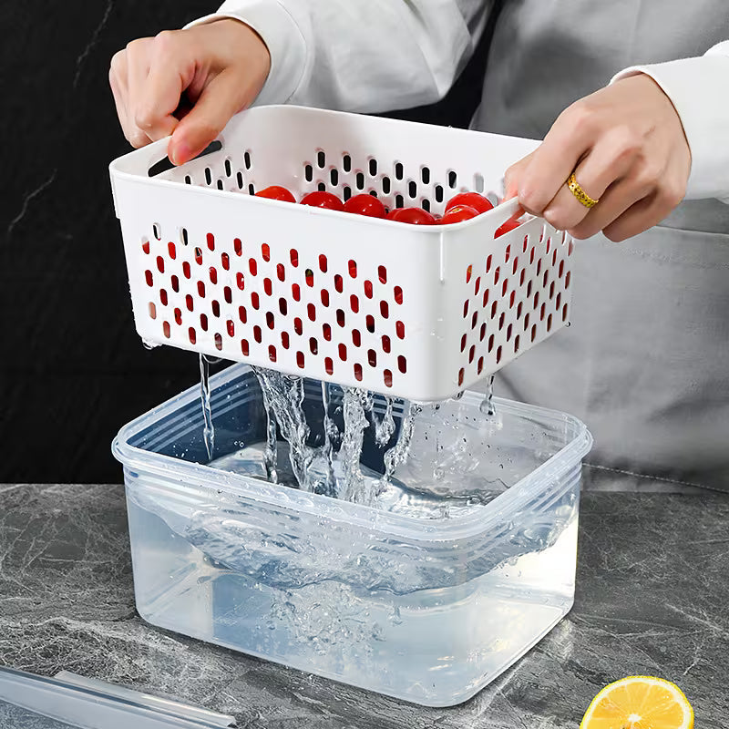 6pcs/Set Large Capacity Fruit Storage Containers